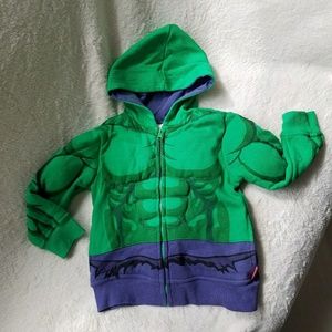 Hulk muscle hoodie